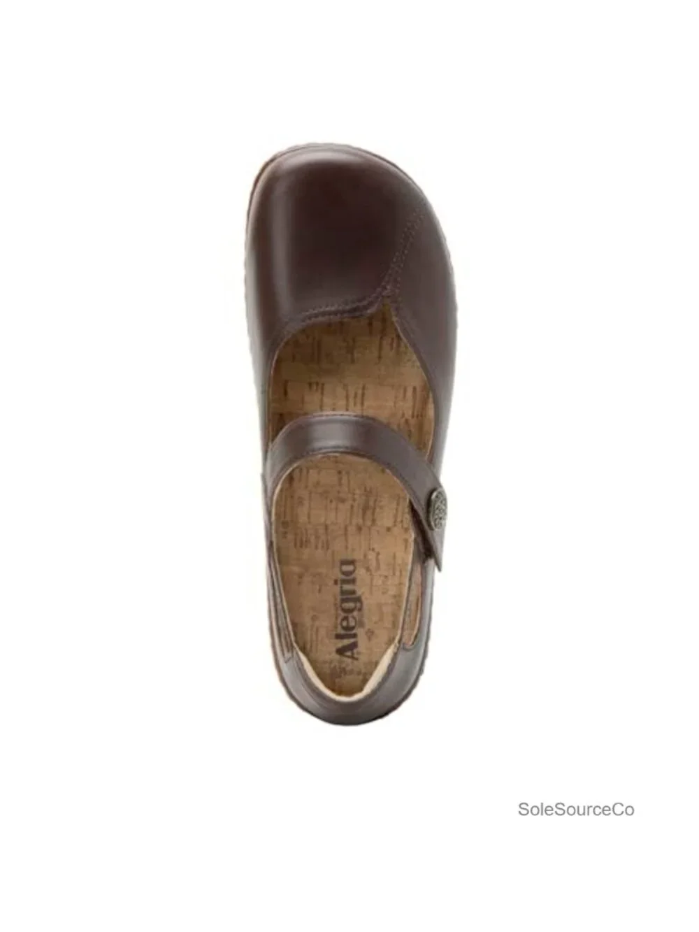 Leather Mary Jane Flats with Arch Support Slip Resistant Adjustable Strap